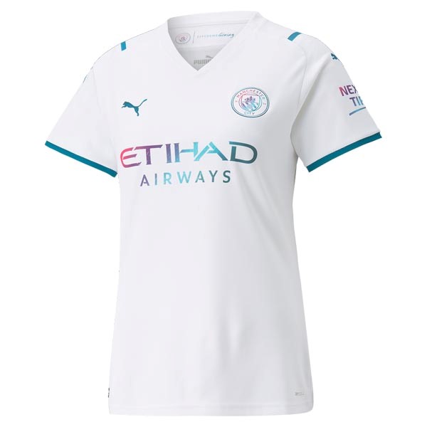 Camiseta Manchester City Segunda equipo Mujer 2021-22